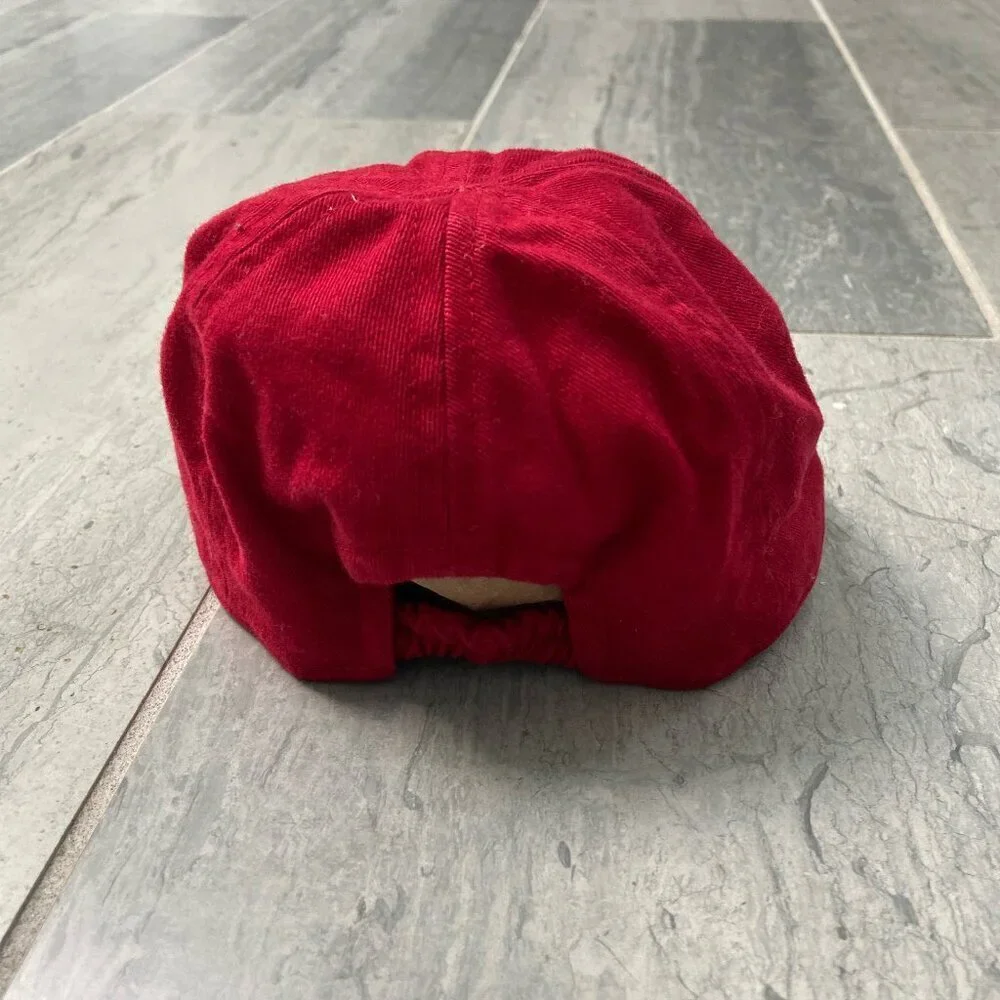 Baby Gap Cotton Baseball Hat – Red, Newborn 3–6 Months